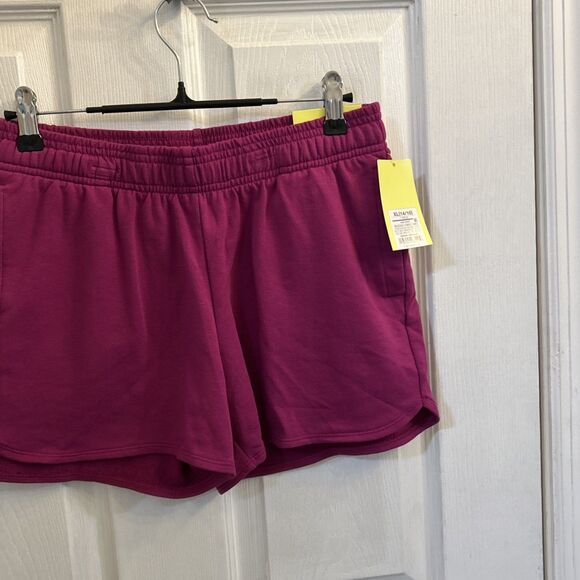 Set of 2 NWT All in Motion Girls Shorts XL 14/16 Purple Drawstring Lightweight - Picture 7 of 16
